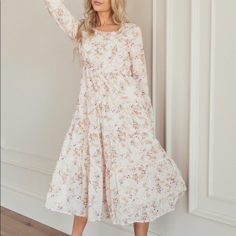 NWT Jessa Kae Before Sunrise Embroidered Dress